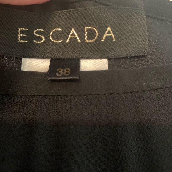 Escada black silk skirt - Picture 6 of 13
